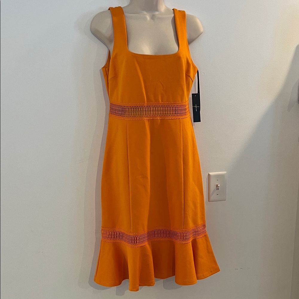 Lulu's Vibrant Orange Mini Dress